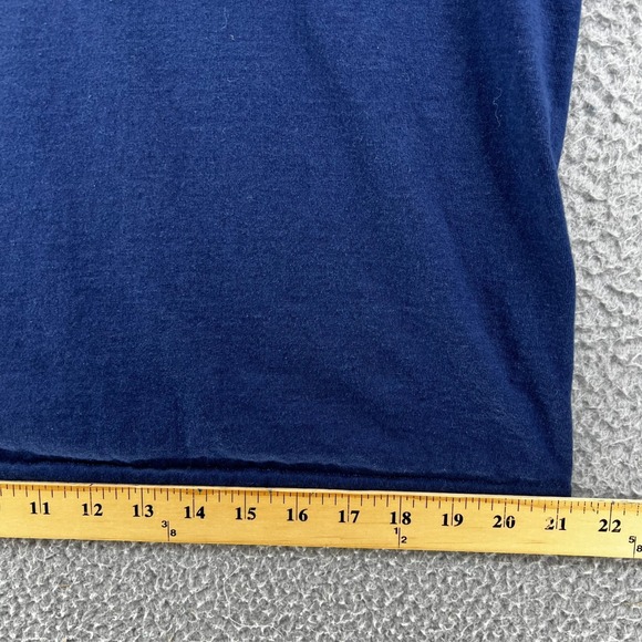 Vintage 90s Cape Cod MA Light House Graphic T-Shirt Navy Adult Large Hanes USA - Picture 6 of 14